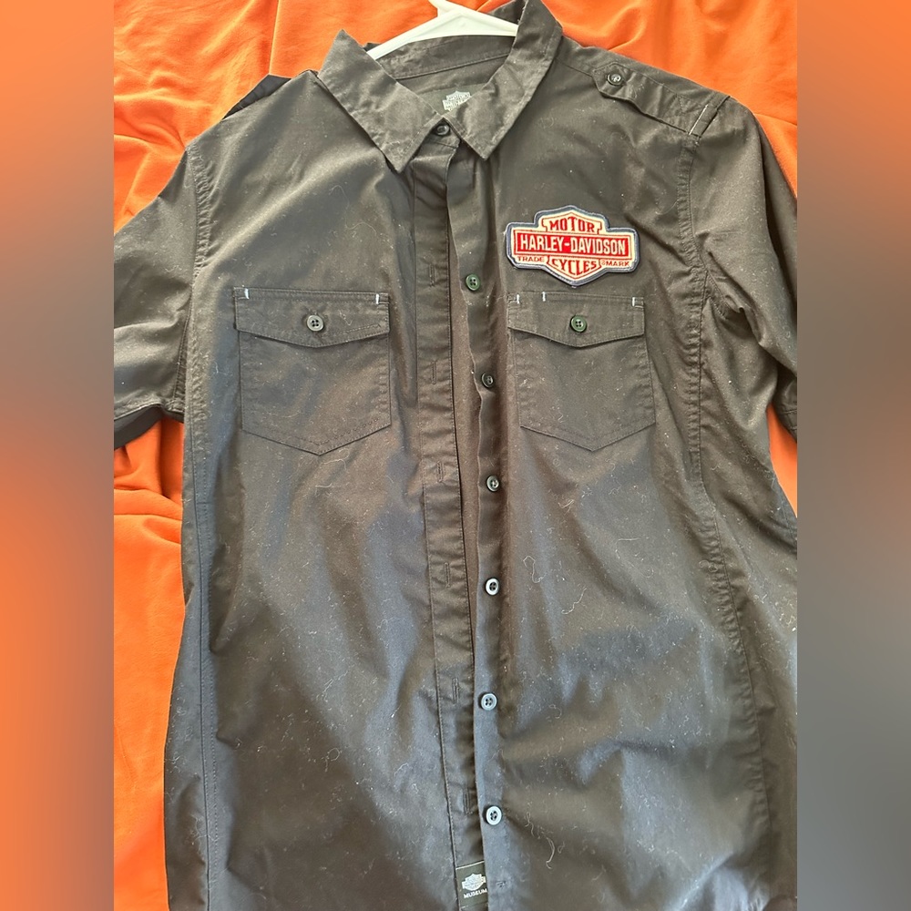 Harley Davidson button up